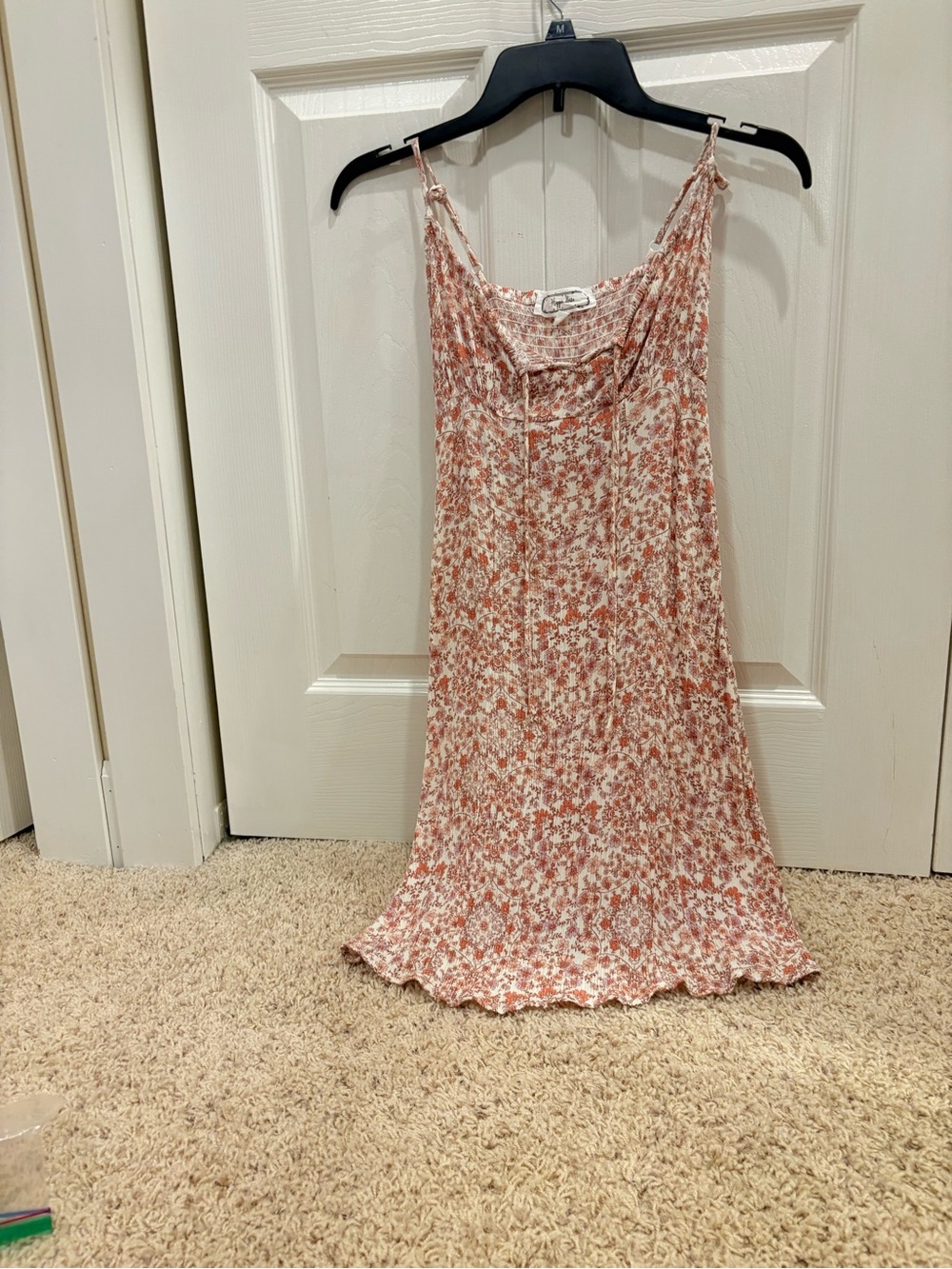Hippie Rose Pink Floral Mini Slip Dress